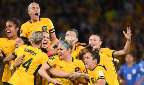След общо 20 дузпи Австралия победи Франция на световното по футбол за жени, ще играе на полуфиналите - 1