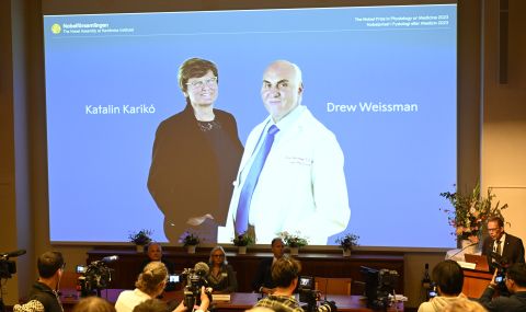 Създателите на иРНК технологията на COVID ваксините спечелиха Нобелова награда за медицина - 1
