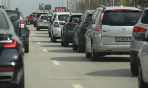 Километрично задръстване на АМ „Тракия“ - 1