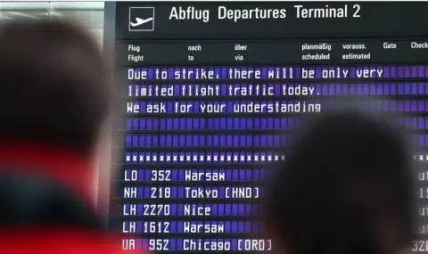 Летище Мюнхен посъветва авиокомпаниите да отменят полети в рамките на следващите 4 часа - 1