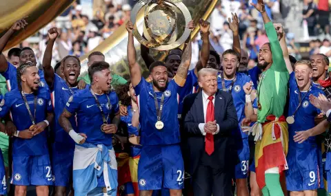 Доналд Тръмп с неочаквана намеса на празника на Челси след триумфа над ПСЖ (ВИДЕО) - 1