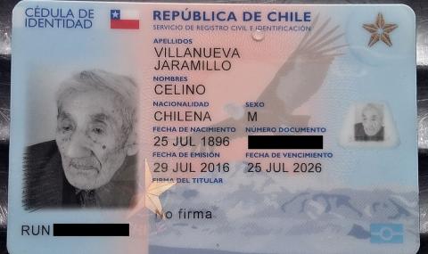 Почина най-възрастният човек в света - 121 годишен чилиец - 1