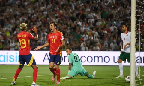 Испания дойде, видя и вкара само 3 гола на България - 1