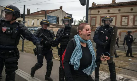 Протестите във Франция и Европа: щети, ранени и арести ОБЗОР - 1