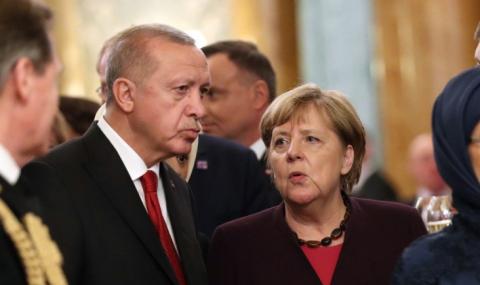 Ердоган и Меркел се срещат - 1