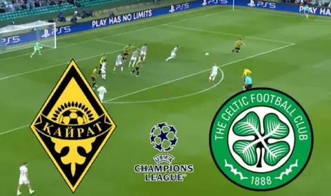 Кайрат Алмати елиминира Селтик и стана вторият казахстански тим влязъл в основната фаза на Шампионската лига - 1