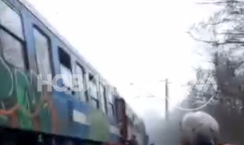 Запали се бързият влак Варна-София - 1