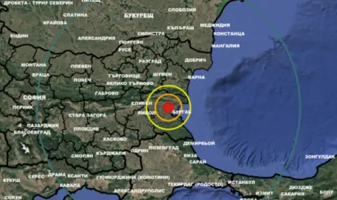 Земетресение в Бургас - 1