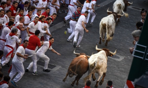 Мъж намушкан до смърт от бик в Испания - 1