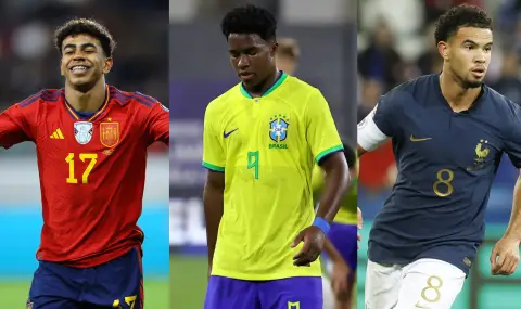 Кои са най-добрите футболни таланти в света, които ще наследят Меси, Роналдо и Мбапе? - 1