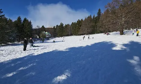 Част от съоръженията и пистите в ски център "Осогово" вече работят