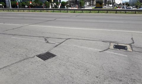 Ремонтираното „Цариградско шосе“ отново за ремонт (СНИМКИ) снимка #10