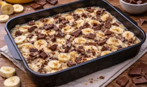 Рецепта на деня: Лесна бананово-шоколадова торта без печене - 1