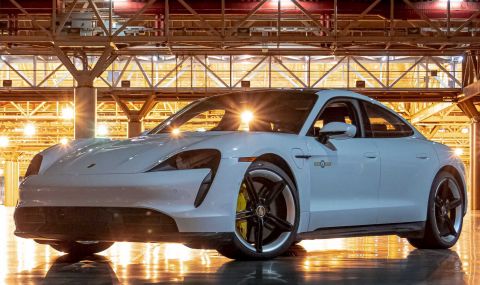 Porsche Taycan счупи рекорда за скорост в затворено помещение (ВИДЕО) - 1