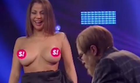 Порноактриса направи нещо шокиращо на живо в ТВ шоу (ВИДЕО) - 1