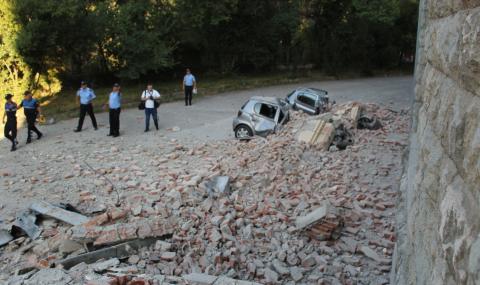 Ранени при земетресение в Албания - 1