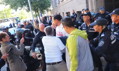 От МВР за протеста на ПП пред парламента: Не са имали разрешение за блокиране входовете и изходите на НС - 1