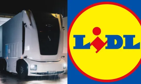 Lidl представи първия си камион - 1