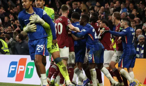 Челси и Уест Хем със солени глоби след бурния финал на лондонското дерби - 1