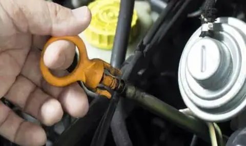 The golden ratio or what the oil level in the engine should be  - 1