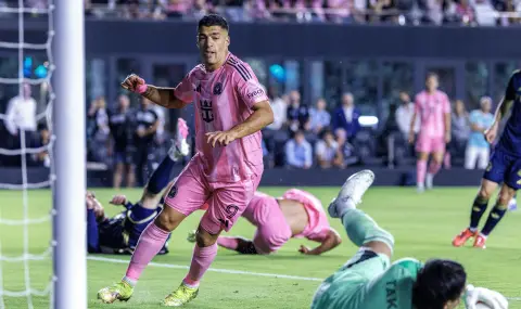 Луис Суарес блесна с два гола, Интер Маями елиминира Тигрес  - 1