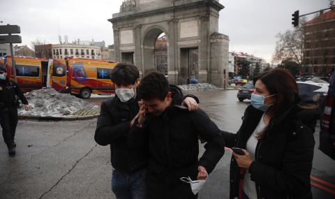 Силна експлозия разтърси центъра на Мадрид - 1