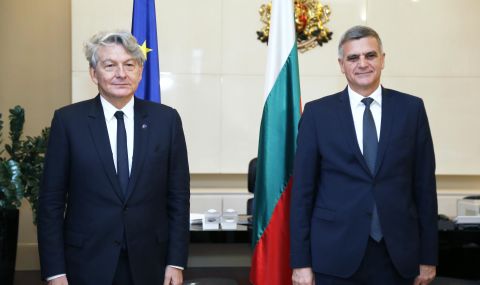 Янев се срещна с европейския комисар по вътрешен пазар Тиери Бретон - 1