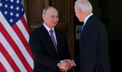 Байдън и Путин си стиснаха ръцете - 1