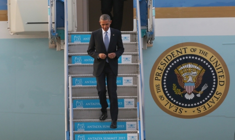 Обама пристигна в Турция за срещата на Г-20 - 1