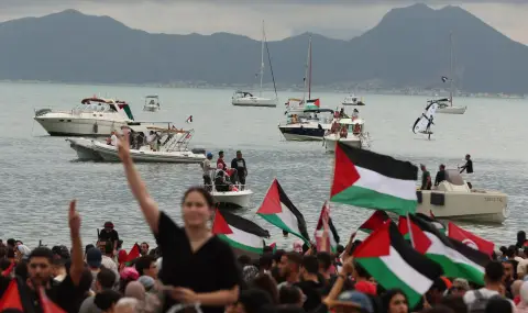 Испански военен кораб ще охранява хуманитарната флотилия, плаваща към Газа - 1