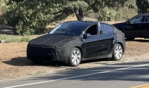 Tesla вече тества обновения Model Y - 1