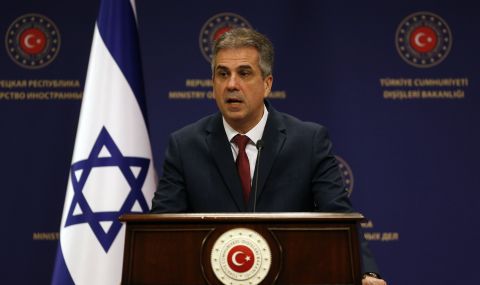 Израелският външен министър Ели Коен пристигна на посещение в Киев - 1