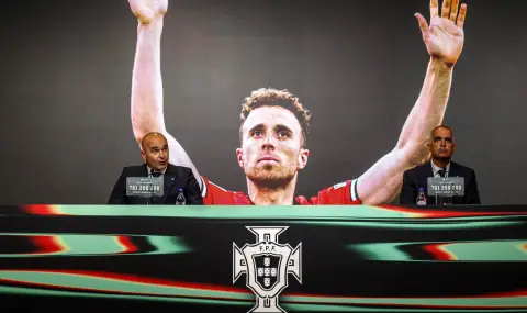 Откриха паметник на Диого Жота пред базата на националния отбор (СНИМКИ) - 1