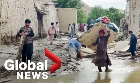 Поне 33-ма афганистанци загинаха в наводнения - 1