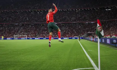 Кристиано Роналдо с остроумна закачка към Леброн Джеймс по време на интервю - 1