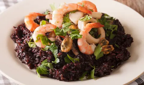 Рецепта на деня: Ризото от императорски ориз с кралски скариди - 1