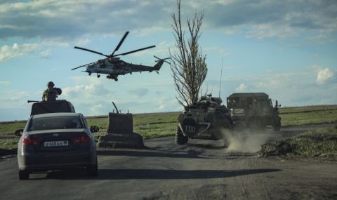 Руските войски се опитват да стъпят на магистралата Изюм - Славянск - 1