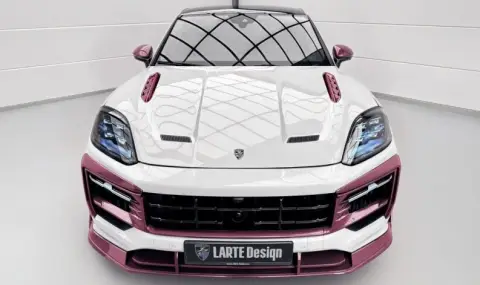 Розов Porsche Cayenne за Свети Валентин - 1