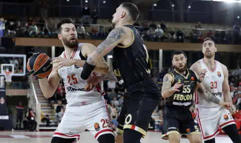 Олимпиакос отстъпи драматично на Монако без Везенков в състава си - 1