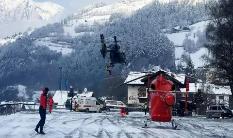 Падна кабинка на въжен лифт в Австрия, пострадаха четирима скиори ВИДЕО - 1