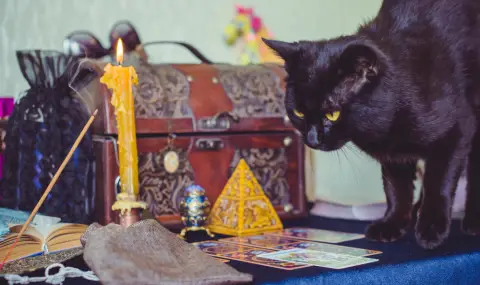 7-годишен котарак гадае с карти Таро - 1