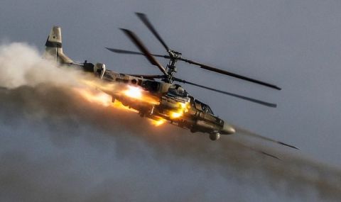 Британското разузнаване: Русия е загубила над 25% от ударните си хеликоптери Ка-52 в Украйна - 1