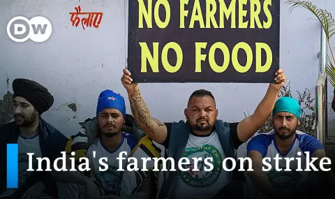 Фермерите в Индия вдигнаха национална стачка ВИДЕО - 1