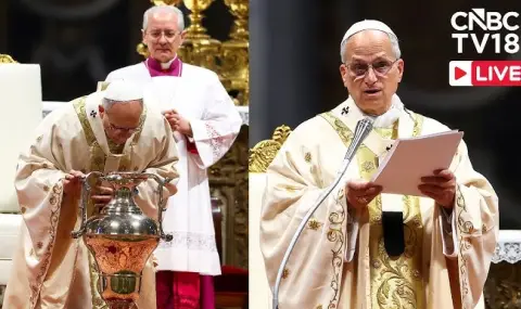 Папата призова за мир на тържествената литургия за Възкресение Христово във Ватикана ВИДЕО