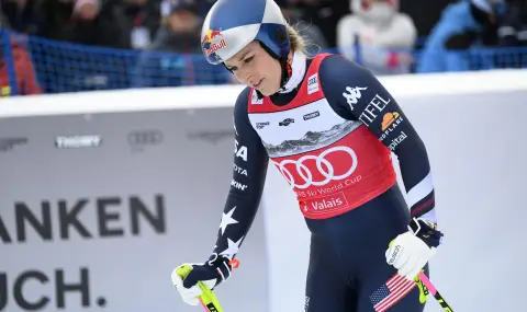 Инцидент с Линдзи Вон доведе до анулиране на дамското спускане в Кран Монтана - 1