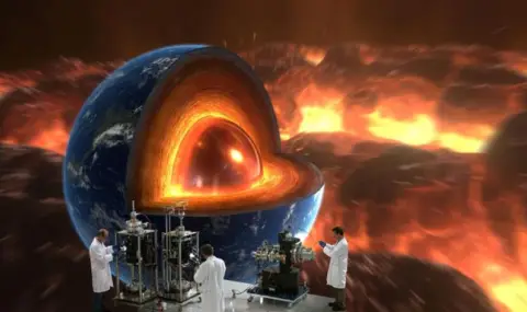 В земното ядро ​​е открит водород, който се равнява на 45 океана - 1