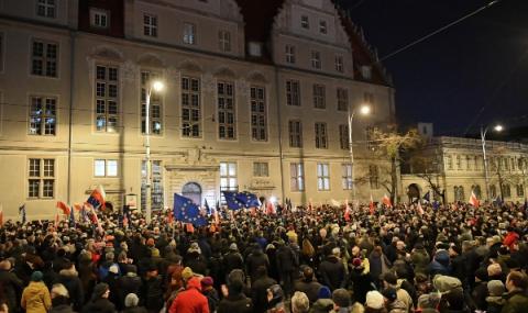 Хиляди на протест в Полша - Декември 2019 - 1