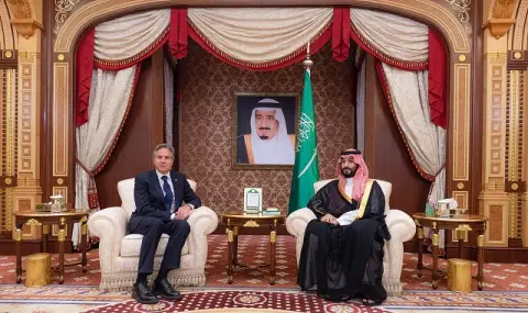 Стратегическа среща в пустинята! Саудитска Арабия настоява пред САЩ за незабавно спиране на войната в Газа  - 1