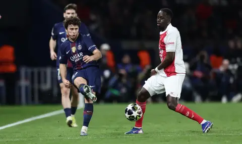 Пари Сен Жермен оцеля срещу Монако и се класира за осминафиналите на Шампионската лига - 1