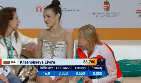 Елвира Краснобаева спечели бронзов медал във финала на лента на Европейското първенство - 1